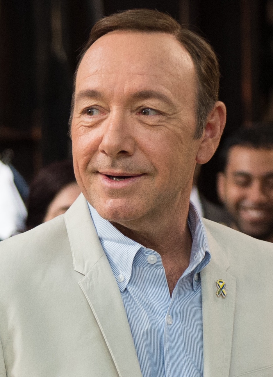 Actor Kevin Spacey on the set of