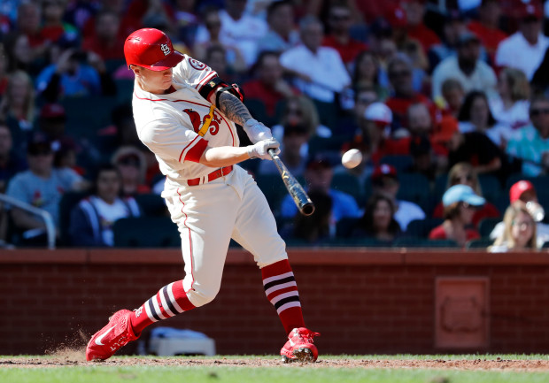 St.+Louis+Cardinals+Tyler+ONeill+hits+a+walk-off+home+run+to+defeat+the+San+Francisco+Giants+5-4+in+the+10th+inning+of+a+baseball+game+Saturday%2C+Sept.+22%2C+2018%2C+in+St.+Louis.+%28AP+Photo%2FJeff+Roberson%29