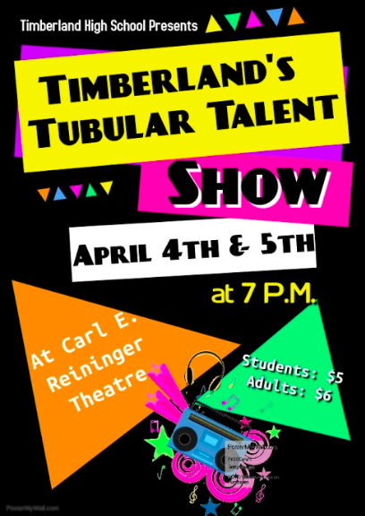Timberlands Talent Show to be Hosted April 4 and 5