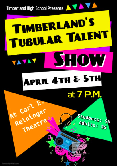 Timberland's Talent Show to be Hosted April 4 and 5